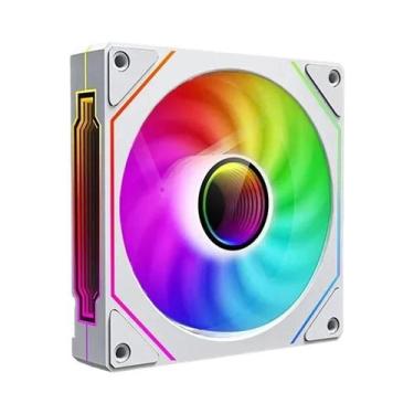 Imagem de Kit De Ventiladores Para Computador Gamer ARGB RGB De 120mm, PWM De 4 