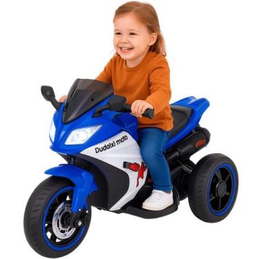 Imagem de Moto Elétrica Infantil Biemme SP Max Azul 12V