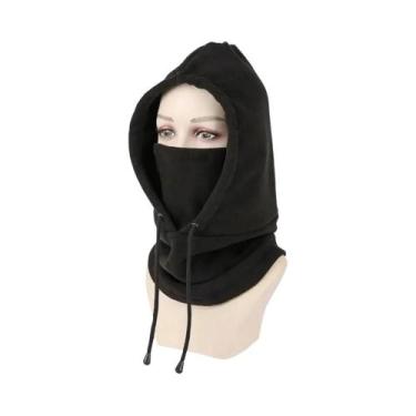 Imagem de Balaclava Unissex De Inverno À Prova De Vento Com Capuz De Malha E Cor