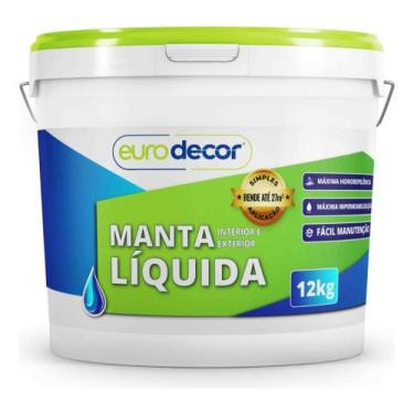 Imagem de Manta Líquida Eurodecor 12Kg Impermeabilizante para Interior e Exterio