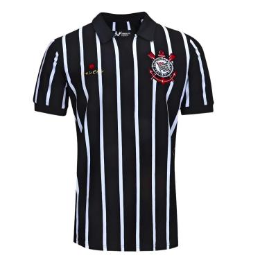 Imagem de Camisa Masculina Corinthians Retrô Japão Algodão Oficial-Masculino
