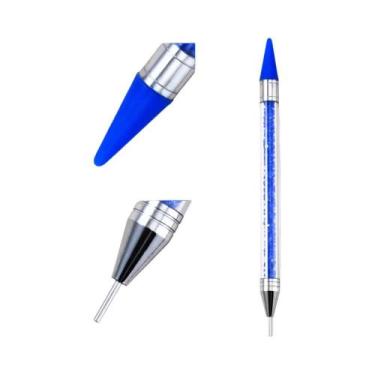 Imagem de Caneta De Ponta Dupla Para Nail Art, Aplicador De Strass, Lápis De Cer