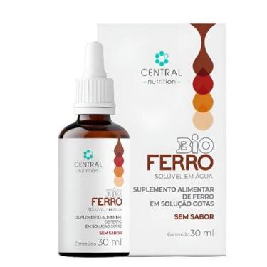 Imagem de Bio Ferro Gotas 30ml Central Nutrition Bisclicinato Ferroso Sem Sabor