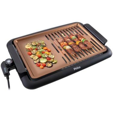 Imagem de Churrasqueira Elétrica Philco PCQ1500D, Dourado e Preto, 110V