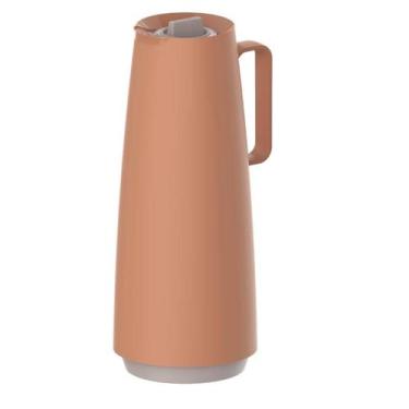 Imagem de Bule Térmico Tramontina Exata em Plástico Mocha com Ampola de Vidro 1 