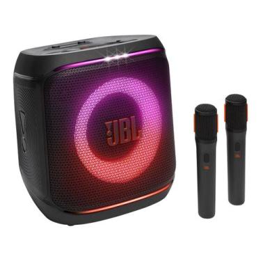 Imagem de Caixa De Som JBL Partybox Encore 2 Com Microfone - Preta, Preto, Bivol