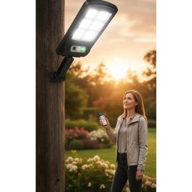 Imagem de Refletor Solar LED 100W Potente À Prova D'água Preto - Congratulations