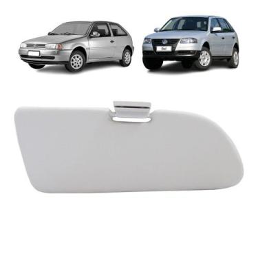 Imagem de Quebra Sol Cinza Fixo Volkswagen Gol G2/g3/g4 1995 a 2008 Lado Esquerd