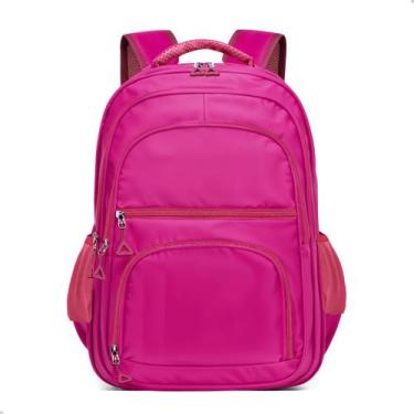 Imagem de Mochila Feminina Escolar Grande Adolescente Espaçosa - M3M, Único, Pin