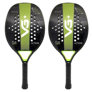 Imagem de Kit Com 2 Raquetes De Beach Tennis Classic Full Carbon Vg Plus-Unissex
