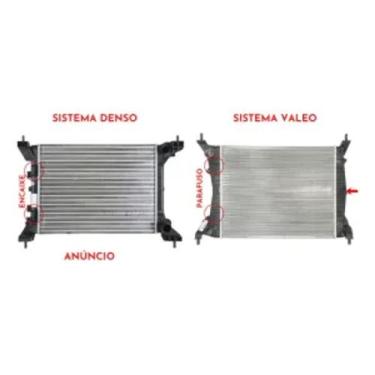 Imagem de Radiador Fiat Uno Vivace / Palio 1.0 1.4 2010 a 2017 Sistema denso RAD