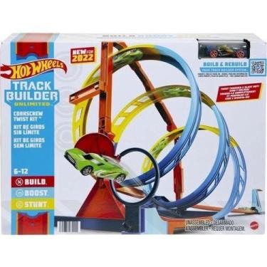 Imagem de Hot Wheels Pista E Acessório Track Builder Loop Saca Rolhas