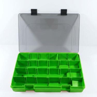 Imagem de Estojo Pesca JP Fishing Box 30 Colorido Polipropileno 15 Compartimentos