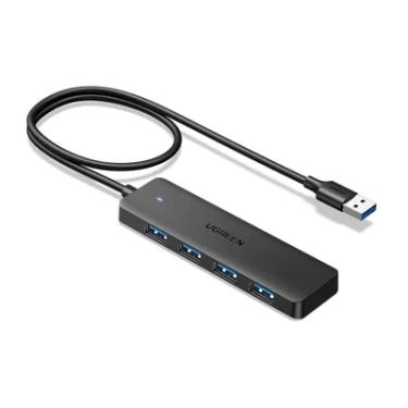 Imagem de Hub Usb 3.0 Ugreen 4 Portas Expansor Ultra Fino Notebook PC