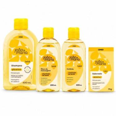Imagem de Kit Cimed João e Maria Baby Glicerina: Shampoo 400ml, Óleo De Massagem