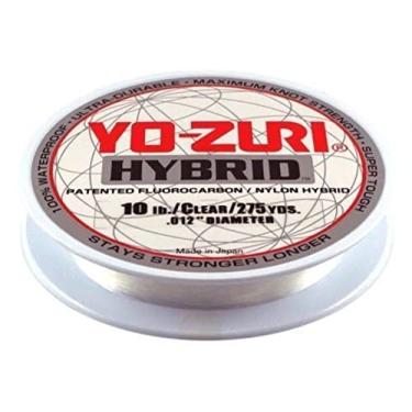 Imagem de Yo-Zuri Linha de pesca de monofilamento híbrido de 270 metros, transparente, 4,5 kg