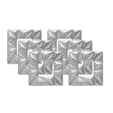 Imagem de Conjunto de Argolas para Guardanapo Prisma Tramontina em Aço Inox 6 Peças Tramontina