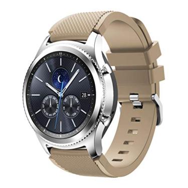 Imagem de Para Samsung Galaxy Watch 4 Banda/Galaxy Watch 5/Pro 45 mm 40 mm 44 mm/Galaxy Watch 4 Classic 46 mm 42 mm/Galaxy Watch 3 Band 41 mm/Active 2/Active, pulseira de silicone 20 mm pulseira de relógio feminina masculina