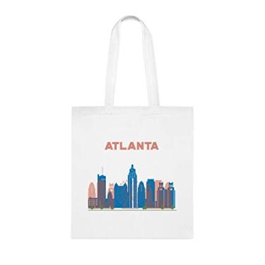 Imagem de Atlanta, Atlanta, presente tote Atlanta, bolsa de ombro Atlanta, sacolas reutilizáveis Atlanta, ideia de presente de cesta de Natal de aniversário, presente para ela, presente para