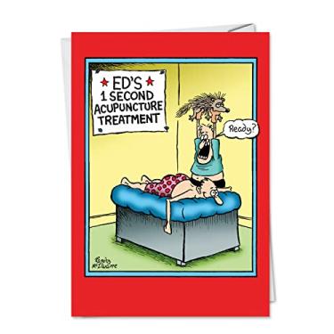 Imagem de NobleWorks Acupuntura Porco-espinho - Cartão de felicitações Get Well com Envelope (11 x 16 cm) - 8541