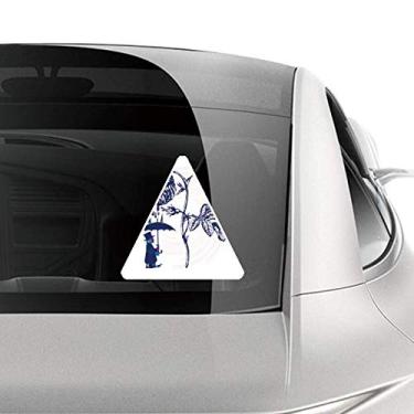 Imagem de DIYthinker Plant Leaves Rose Umbrella Hat Flower Car Sticker Motorcycle Bicycle Luggage Decal