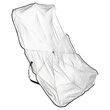 Imagem de Protetor solar de para-brisas com isolamento para o para-brisas evita desbotamento. Adesivo de titânio prateado para automóveis, caminhões, ao ar livre, carros de verão (pequeno)