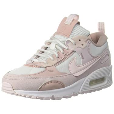 Imagem de Nike Tênis feminino Air Max 90 Futura, Branco puro, rosa e branco, 35