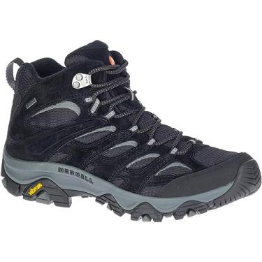 Imagem de Merrell Botas de caminhada modernas masculinas, Preto, cinza, 10