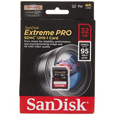Imagem de Cartão de Memória Sandisk Sd Extreme Pro 32Gb (95Mb/S)