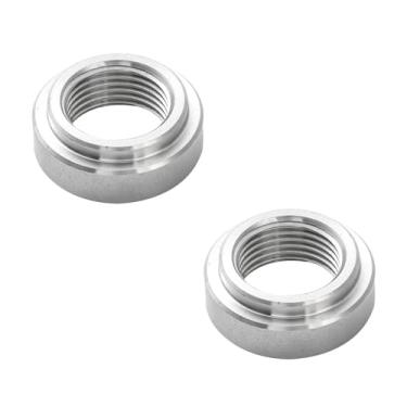 Imagem de Bittwee 2 peças NPT de 3/20.3 cm solda fêmea para carro, encaixe de tanque de combustível automotivo soldável de alumínio 3/8NPT, acessórios de reparo de veículos universais para SUV, caminhão,