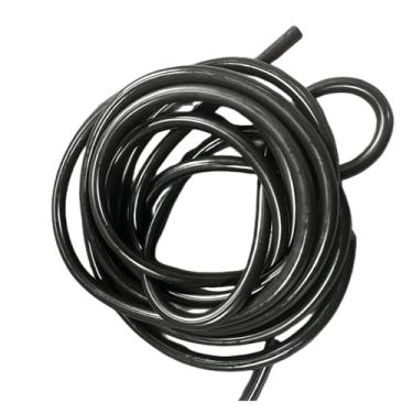 Imagem de Mangueira de látex 16X3mm 18X3mm Multicolor Submersível Tubo de Látex Barbatana Pesca Tubo de Borracha Acessórios de Pesca Arpão Látex Mangueira Látex de Alta Tensão Mangueira 1m (Preto, 3 * 18mm)