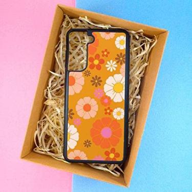 Imagem de Capa de TPU Flower PC para Samsung Galaxy S20 Ultra S10 Lite 2020 S9 S8 Plus S7 S6 S10 5G Capa Borda, A1, para Galaxy S20 ultra