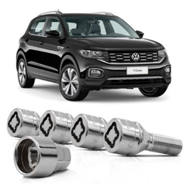 Imagem de Kit Parafuso Antifurto 25CRA Roda Vw T Cross Todos - RODAFUSO/RAY-X