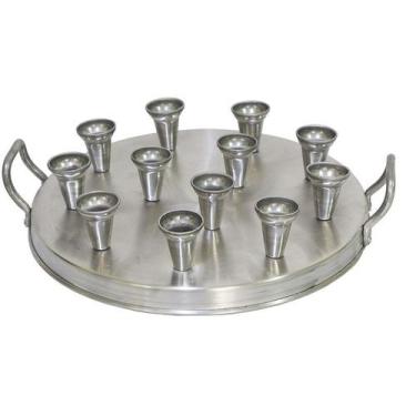 Imagem de Assadeira Forma Base Media 12 Cavidades para Pizza Cone - Gastrobel, A