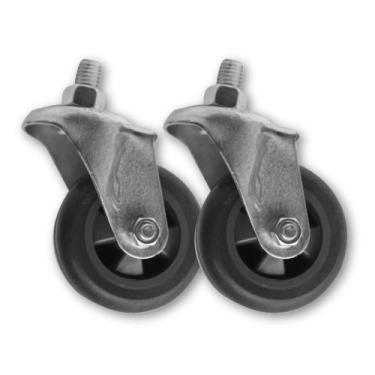 Imagem de Kit 2 Rodízios 312 BP com Parafuso Fixo Sem Trava para 60Kg - Schioppa