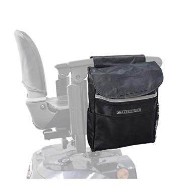 Imagem de Bolsa de sela para scooters de mobilidade, cadeiras elétricas e cadeiras de rodas (grande, preta)