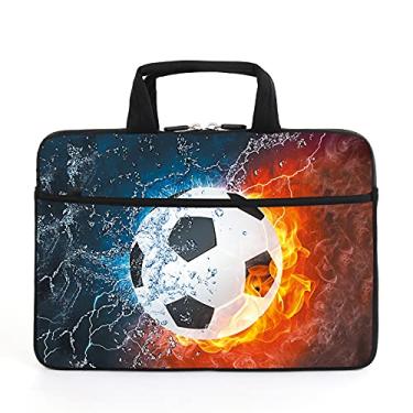 Imagem de AMARY Capa para laptop de 11 polegadas/12 polegadas/13,3 polegadas Chromebook capa Ultrabook capa para notebook bolsa mensageiro para tablet capa com alça bolso acessório (AMR13-01)