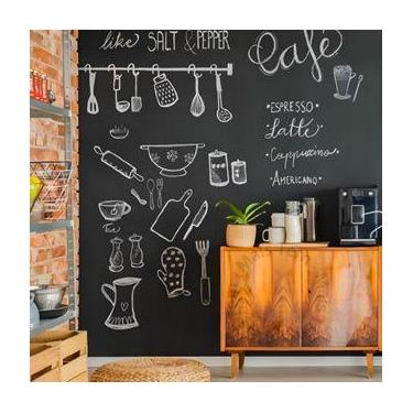 Imagem de Adesivo Lousa Quadro Negro Ou Verde Tac Lousa 90cm x 5m - Mais Tem