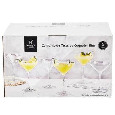 Imagem de Conjunto de Taças de Coquetel e Drinks Slim Member's Mark 6 Peças