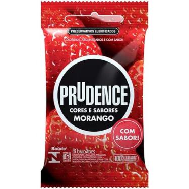 Imagem de Preservativo Prudence Morango Pc C/3 Un