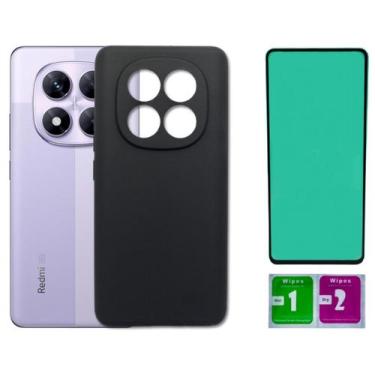 Imagem de Capa Aveludada Preta Para Redmi Note 14 Pro 5g+ Pel Ceramica - Mustang