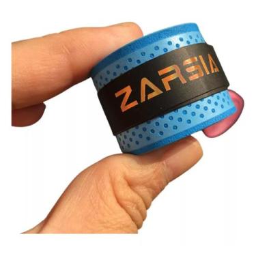 Imagem de 5 Overgrip Fita Super Grip Seca Raquete Beach Tennis Zarsia, Azul