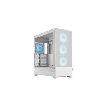 Imagem de Gabinete Gamer Fractal Design Pop XL Air, E-ATX, Mid Tower, Lateral em Vidro, TG Clear Tint, Branco - FD-C-POR1X-01