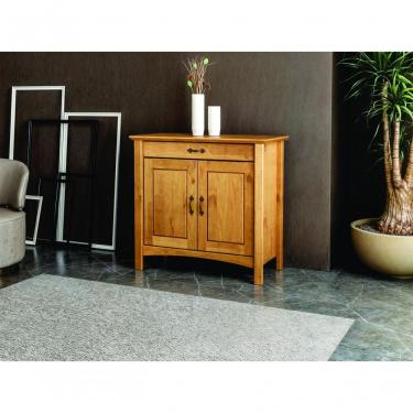 Imagem de Buffet Aparador Madeira Maciça 2 Portas 1 Gaveta Bella Carvalho