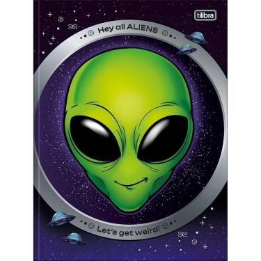 Imagem de Caderno Brochura Capa Dura Universitário Orbit 80 Folhas Tilibra Estampa 4