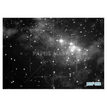 Imagem de Papel De Teto Céu Espaço Estrelas Galáxias 3,5M Rof58 - Você Decora