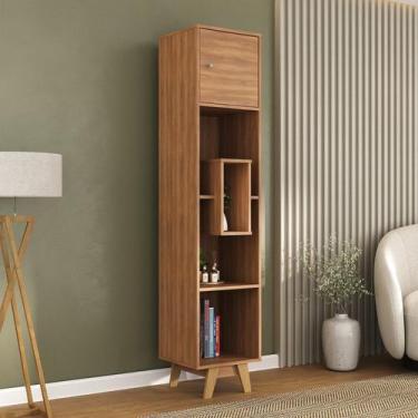 Imagem de Estante para Livros 1 Porta com Nicho Yescasa