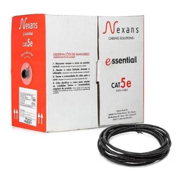 Imagem de Cabo De Rede Nexans Cat5E Preto - 100 Metros