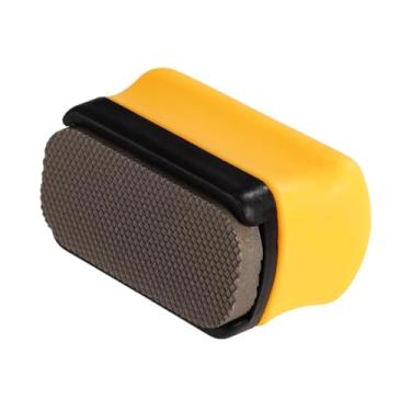 Imagem de Baoblaze Mini lima de remoção de pontas, cabo ergonômico ajustável, removedor de tinta automotiva Tangsteel, acessórios automotivos, portátil, compacto, dupla, Amarelo