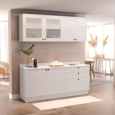 Imagem de Cozinha Compacta 4 Peças 6 Portas 3 Gavetas com Tampo Sevilha - Herval